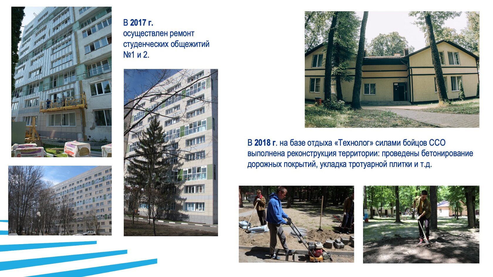 Строительство и благоустройство БГТУ им. В.Г. Шухова. Слайд 44